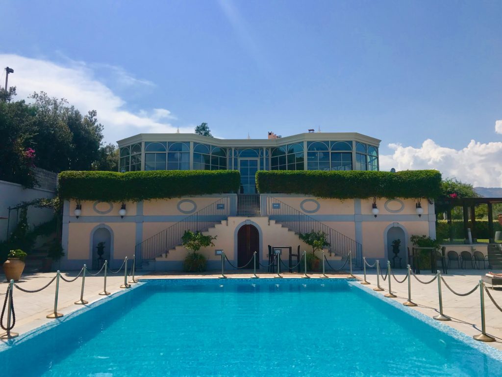 Poolside at Villa Ersilia in Soverato Calabria. This pool reminds of me Call me by your name movie.